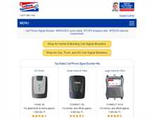 Tablet Screenshot of cellphonesignalbooster.us